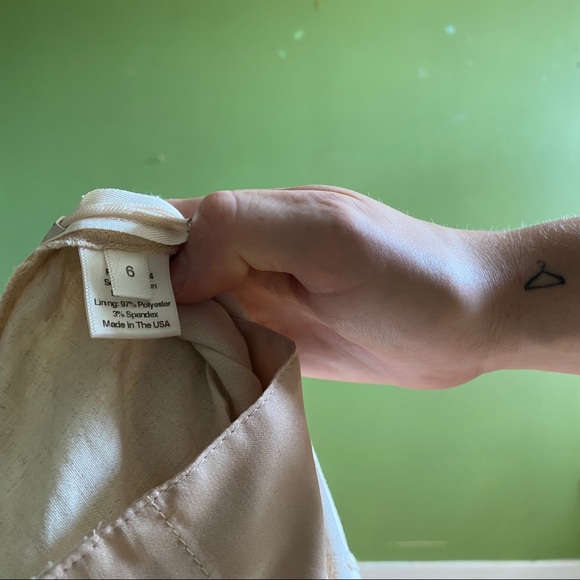 Linen origami shorts - Picture 6 of 7